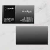 Black SideBand - Gray Shaded Visitenkarte (Vorne/Hinten)