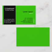 Black SideBand - Green (33CC00) Visitenkarte (Vorne/Hinten)