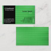Black SideBand - Green Brushed II Tex Visitenkarte (Vorne/Hinten)