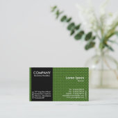 Black SideBand - Grüne Textur Visitenkarte (Stehend Vorderseite)