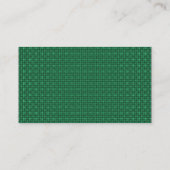 Black SideBand - Grüne Textur Visitenkarte (Rückseite)