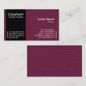Black SideBand - Krimson Fabric Texture Visitenkarte (Vorne/Hinten)