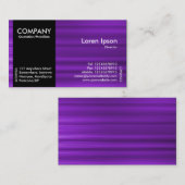 Black SideBand - Lila gebürstete Textur Visitenkarte (Vorne/Hinten)