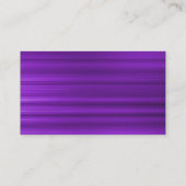 Black SideBand - Lila gebürstete Textur Visitenkarte (Rückseite)