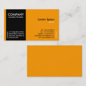 Black SideBand - Orange II Visitenkarte (Vorne/Hinten)