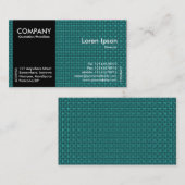 Black SideBand - Türkisfarbene Textur Visitenkarte (Vorne/Hinten)