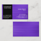 Black SideBand - Violet Brushed Tex Visitenkarte (Vorne/Hinten)