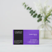 Black SideBand - Violet Brushed Tex Visitenkarte (Stehend Vorderseite)