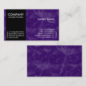 Black SideBand - Violet Dandylion Shadow Tex Visitenkarte (Vorne/Hinten)