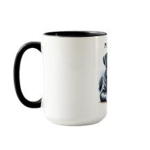 Black Siegel Bulldog Kaffee Tasse Cup