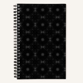 Black Signature Pattern  Notizblock (Vorderseite)