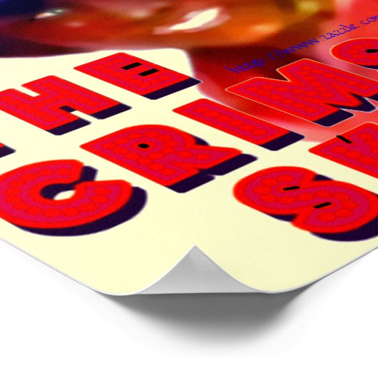 "Black Silent Film Star" Poster (Ecke)