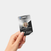 Black Silver Business Conference Foto Ausweis (Handheld)