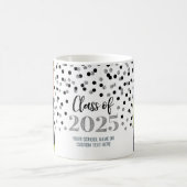 Black Silver Class of 2025 Coffee Tasse (Mittel)
