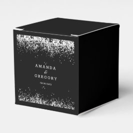 Black Silver | Gastgeschenk Hochzeit-Kiste Geschenkschachtel