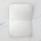 Black & Silver Glitzer Look Vielen Dank für Ihre K Dankeskarte (Innenseite)