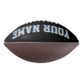 BLACK SILVER GRAU UND BLAUE Custom Football (Gedreht 90)