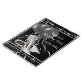 Black Silver High Heel Shoel Party Gast Book Notizblock (Linke Seite)