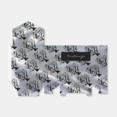 Black & Silver Music Treble Clef Tree Fevor Box Geschenkschachtel (Ungefaltet)