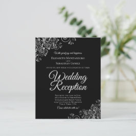 Black & Silver Wedding Reception BUDGET laden