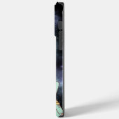 Black Simple Astronaut Case-Mate iPhone Hülle (Rückseite / Links)