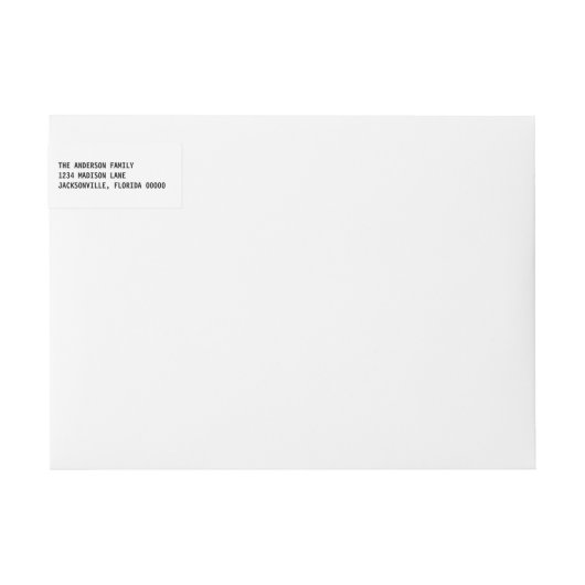 Black Simple Script Be Joyful Holiday Labels (Vorderseite)