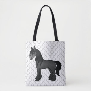 Black Sinti und Roma Vanner Clydesdale Shire Carto Tasche