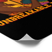 Black Sistas Unbreakable Bond Sticker Poster (Ecke)