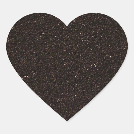 Black Skateboard Griptape Herz-Aufkleber (Vorderseite)