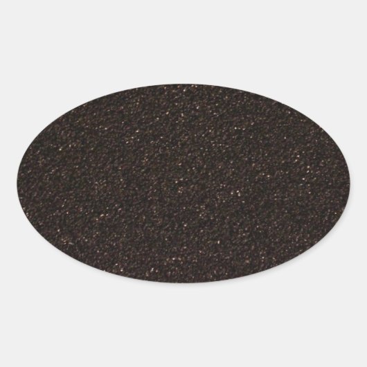 Black Skateboard Griptape Ovaler Aufkleber (Vorderseite)