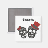 Black Skull Duo Thunder_Cove Magnet (Vorderseite/Rückseite)