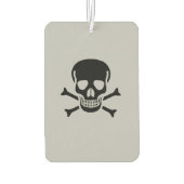Black Skull Grau Auto Lufterfrischer (Rückseite)