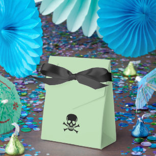 Black Skull Green Fee Boxen kleine Geschenkschachtel