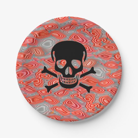 Black Skull Lava Teller (Vorderseite)