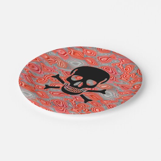 Black Skull Lava Teller (Schrägansicht)