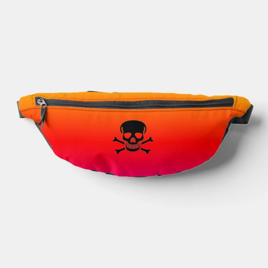 Black Skull neon fanny pack Bauchtasche (Ablage )