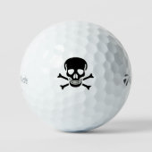Black Skull Taylor Made TP5 Golfbälle 3er Packung (Vorderseite)