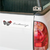 Black skulls Duo Thunder_Cove Autoaufkleber (Auf Lkw)