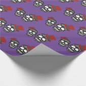 Black skulls Duo Thunder_Cove Geschenkpapier (Ecke)