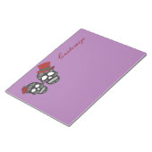 Black skulls Duo Thunder_Cove Notizblock (angewinkelt)