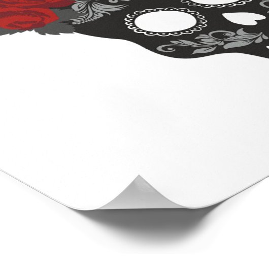 Black skulls Duo Thunder_Cove Poster (Ecke)