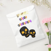 Black Skulls Frohe Halloween Balloons Geschenktütchen (Versiegelt)