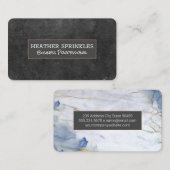 Black Slate | Elegant Visitenkarte (Vorne/Hinten)