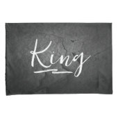Black Slate Rock King Queen Kissenbezug (Vorderseite-Rechts)