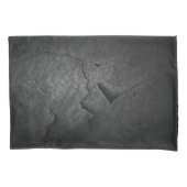 Black Slate Rock Kissenbezug (Vorderseite-Links)