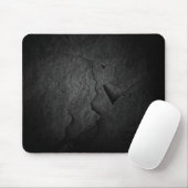 Black Slate Rock Mousepad (Mit Mouse)