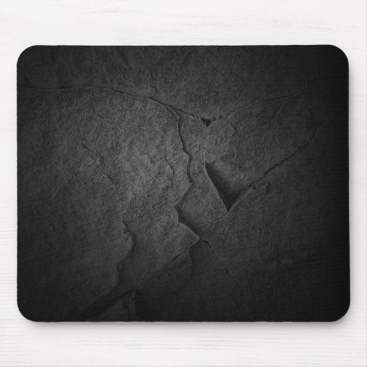 Black Slate Rock Mousepad (Vorne)