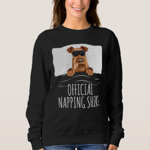 Black Sleep Mask Irish Terrier Offiziell Napping Sweatshirt