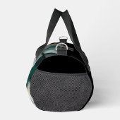 Black Small Duffel Bag Trend Abstrakt Green Gold Duffle Bag (Rechts)