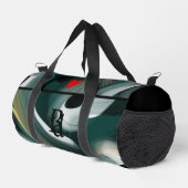 Black Small Duffel Bag Trend Abstrakt Green Gold Duffle Bag (Rechte Ecke)